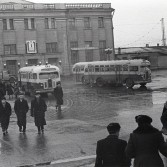 Март 1959 года. Панорама площади Московского вокзала