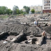 Раскопки на территории монастыря. Лето 2008 года.