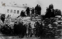 1941. Строительство баррикад в Туле. Из коллекции Владимира Щербакова.