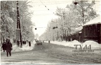 1960-е годы. Ул. Первомайская от перекрестка с ул. Ф.Энгельса