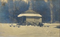 Снегопад в Петровском парке. 11 мая 1917г. Из коллекции Андрея Леонтьева.