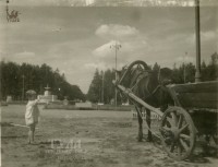 Июль 1948 года. Сценка на центральном кругу парка