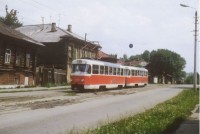 1980-е. Трамвайчик на Епифанской. Из коллекции Дениса Денисова.