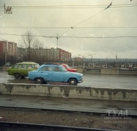 Апрель 1997. На путепроводе через ул. Рязанскую