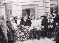 Прощание с В.П.Грушецким в Ваныкинской больнице. Ноябрь 1924 года.
