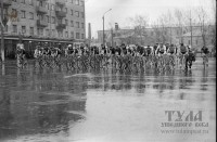 1974 год. Старт велогонки Тула - Ефремов - Липецк на площади около стадиона