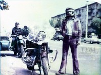 1977 год. Модный шлемак и прикид. Фото из архива Сергея Куприянова.