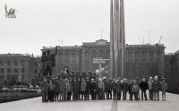 1981 год. Дети на пл. Победы. Фото Владимира Егорова.
