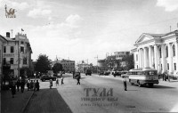 Около 1960 года Перекресток улиц Менделеевской и Коммунаров