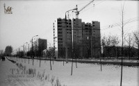 Январь 1970 года Строительство дома 30 по ул. Первомайской