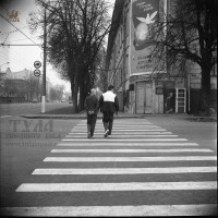 1987 год. Перекресток пр. Ленина и ул. Пушкинской