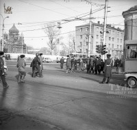 Март-апрель 1985. Перекресток пр. Ленина и ул. Советской