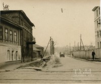 1954 год. Улица Лейтейзена вверх от Красноармейской