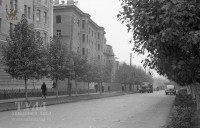 Лето 1950 года. Строительство жилого дома Первомайская, 9