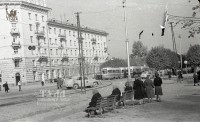 Октябрь 1958 года Перекресток улиц Коммунаров и Первомайской