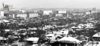 Предположительно зима 1971-72 года Вид на Советский район с крыши пятиэтажки на ул. Дм. Ульянова. Вдалеке - Красноармейский проспект.
