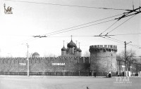 Вид на Тульский кремль со стороны пл. Челюскинцев