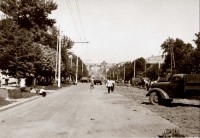 Демонтаж трамвайной линии на ул. Коммунаров. Лето 1963г. Фото Альберта Зорина