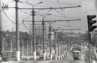Вид от улицы Скуратовской в сторону Зеленстроя. Конец 1970-х