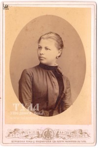 Портрет женщины. Предположительно 1870-е годы