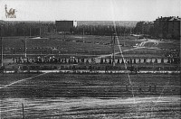 Начало 1970-х. Вид на ул. Металлургов и к.т. «Искра» с балкона д.№10 по 2-му пр. Металлургов. Из архива А. Комарова.
