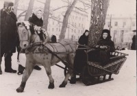 Зима 1955-56 гг. Парк. Из архива Андрея Леонтьева.