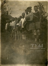 Сборная ул. Заварной 1938 год