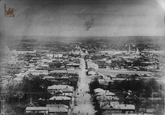 Панорама со всехсвятской колокольни. Ок. 1900г