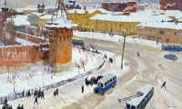 Вагин Борис Иванович (1920-2002) «Зима вТуле». 1967 год