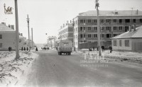 Октябрь 1959 года. Перекресток улиц Окружной (ныне 9-го мая) и Китаевской (ныне Оружейная). Фото В. Полюбина