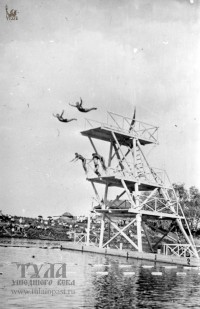 На открытии водной станции. Лето 1930
