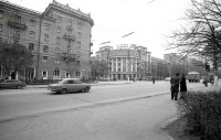 Пр. Ленина в районе перекрестка с ул. Первомайской. Фото В. Малахова