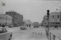 Около 1975 года Перекресток проспекта Ленина и ул. Советской. Фото Ивана Алексеевича Баранника