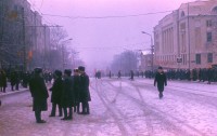 Шествие 5 декабря 1981 года, посвященное 40-летию обороны Тулы