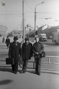 Апрель 1982 года. Перекресток Советской и проспекта Ленина