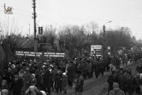 7 Ноября 1984 года. Демонстрация на ул Кирова перекресток с Замочной