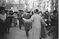 7 Ноября 1986 года. Проспект Ленина около ул. Первомайской