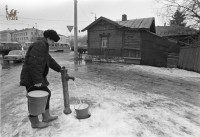 1991. Пересечение ул. Советской и Пионерской