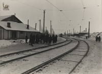 1950-е. Улица Оборонная в районе храма Двенадцати Апостолов. Из коллекции Александра Наумова