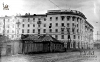 Около 1957 года Перекресток улиц Красноармейской и Фрунзе. Фото из архива Н. Кириленко