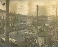 Демонстрация 7 ноября 1929г. ул. Коммунаров. Из коллекции Михаила Тенцера.