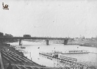 Вид на водную станцию и старый Чулковский мост