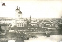 Вид на Казанскую со стороны оружейного завода. Из коллекции Игоря Гумилевского
