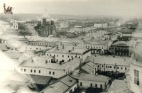 Вид на современную пл.Ленина с колокольни Спасо-Преображенского храма
