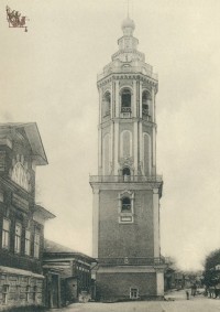 Николозарецкая церковь. Колокольня. Из коллекции Сергея Гевлича