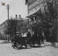 Ул. Киевская (пр. Ленина) на месте совр. пл. Ленина. Из коллекции Михаила Чумакова