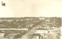 Вид на ул. Демидовскую с колокольни Николо-Зарецкой церкви. Из коллекции Аллы Суровой
