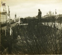 Открытие памятника Петру I. Фото Ивана Гумилевского. 28 апреля 1912 г. Из коллекции Игоря Гумилевского
