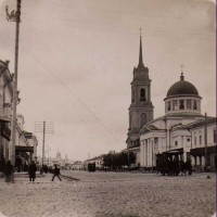 Посольская улица и Спасская церковь. Из коллекции Андрея Леонтьева.