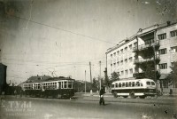 1951 год Улица Советская в районе пл. Восстания. 
